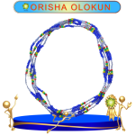 COLLAR ORISHA OLOKUN DE CHAQUIRA EN ZENSARA