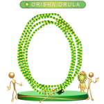 COLLAR ORISHA ORULA DE CHAQUIRA EN ZENSARA