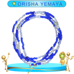 COLLAR ORISHA YEMAYA DE CHAQUIRÓN EN ZENSARA