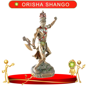 FIGURA ORISHA SHANGO DE BRONCE EN ZENSARA