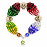 PULSERA ORISHA 7 POTENCIAS DE 18 HILOS CON CAMINO DE MUERTO EN ZENSARA