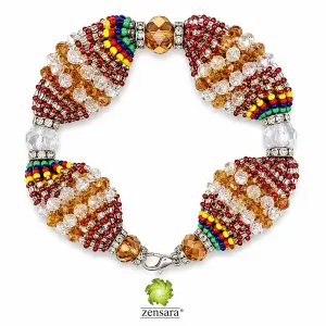 PULSERA ORISHA AGAYU DE 18 HILOS EN ZENSARA