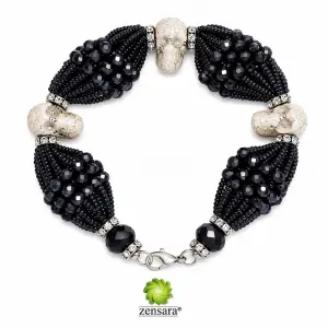 PULSERA ORISHA ORI CAMINO DE MUERTO DE 18 HILOS EN ZENSARA