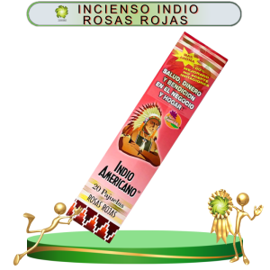 INCIENSO INDIO ROSAS ROJAS EN ZENSARA