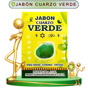 JABÓN ESOTERICO CUARZO VERDE EN ZENSARA