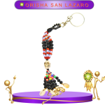 LLAVERO ORISHA SAN LAZARO CON CAMINO DE MUERTO EN ZENSARA