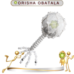 MARACA ORISHA OBATALA DE RED EN ZENSARA