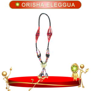 MAZO PARA COCHE ORISHA ELEGGUA CON CAMINO DE MUERTO EN ZENSARA