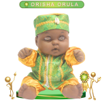 MUÑECO TOBY ORISHA ORULA DE GALA EN ZENSARA