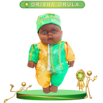 MUÑECO TOBY ORISHA ORULA DE SATÍN EN ZENSARA