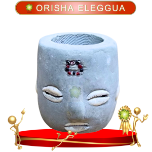 OTA ORISHA ELEGGUA CON CUENCAS DE ELEGGUA EN ZENSARA
