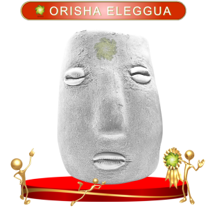 OTA ORISHA ELEGGUA CON NARIZ EN ZENSARA