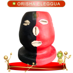 OTA ORISHA ELEGGUA DE BOLA PINTADO EN ZENSARA
