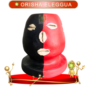 OTA ORISHA ELEGGUA DE BOLA PINTADO EN ZENSARA