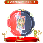 PLATO ORISHA ELEGGUA DE 20 cm EN ZENSARA