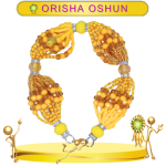 PULSERA ORISHA OSHUN DE 18 HILOS EN ZENSARA
