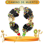 PULSERA ORISHA CAMINO DE MUERTO DE 18 HILOS EN ZENSARA