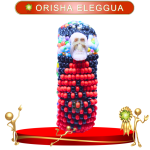 PULSERA ORISHA ELEGGUA DE TAPETE CON CAMINO DE MUERTO EN ZENSARA