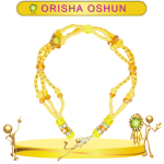 PULSERA ORISHA OSHUN DE 3 HILOS EN ZENSARA