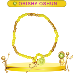 PULSERA ORISHA OSHUN DE BOTÓN EN ZENSARA