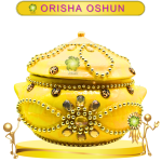SOPERA ORISHA OSHUN DECORADA EN ZENSARA