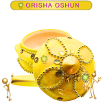 SOPERA ORISHA OSHUN DECORADA EN ZENSARA