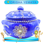 SOPERA ORISHA YEMAYA DECORADA EN ZENSARA