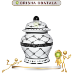 TIBÓN MINI ORISHA OBATALA PORCELANA IMPORTADA EN ZENSARA