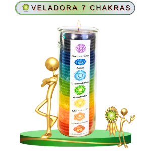 VELADORA 7 CHARAS EN ZENSARA